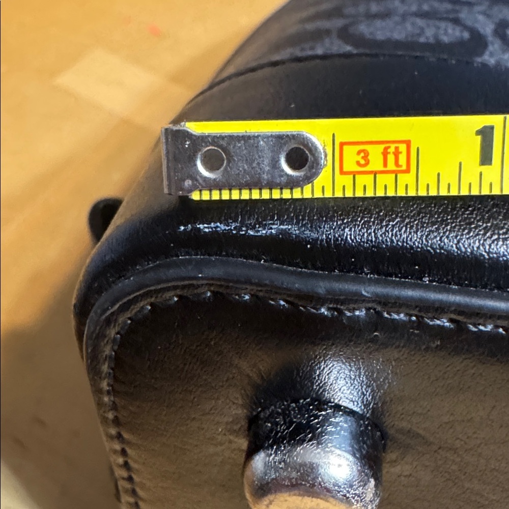 COACH | Black Signature Canvas Sierra Mini Satchel Authentic - Picture 15 of 15